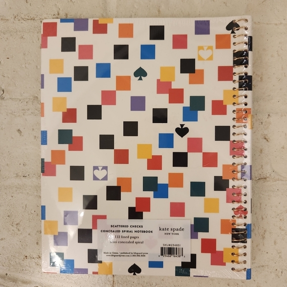 Kate Spade Colorful Spiral Notebook - Picture 3 of 4